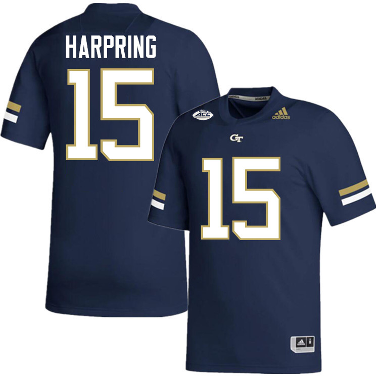 Luke Harpring Georgia Tech Jerseys,Georgia Tech Yellow Jackets College Football Uniforms-Navy